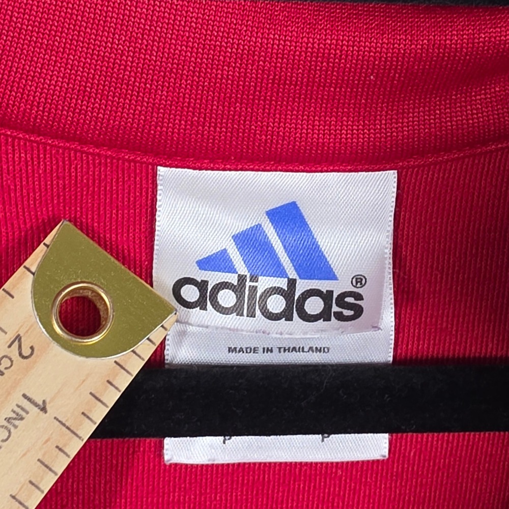 Vintage Adidas Track Jacket Mens S 1/4 Zip Colorblock Pullover Teamgeist 2003 - Picture 6 of 8